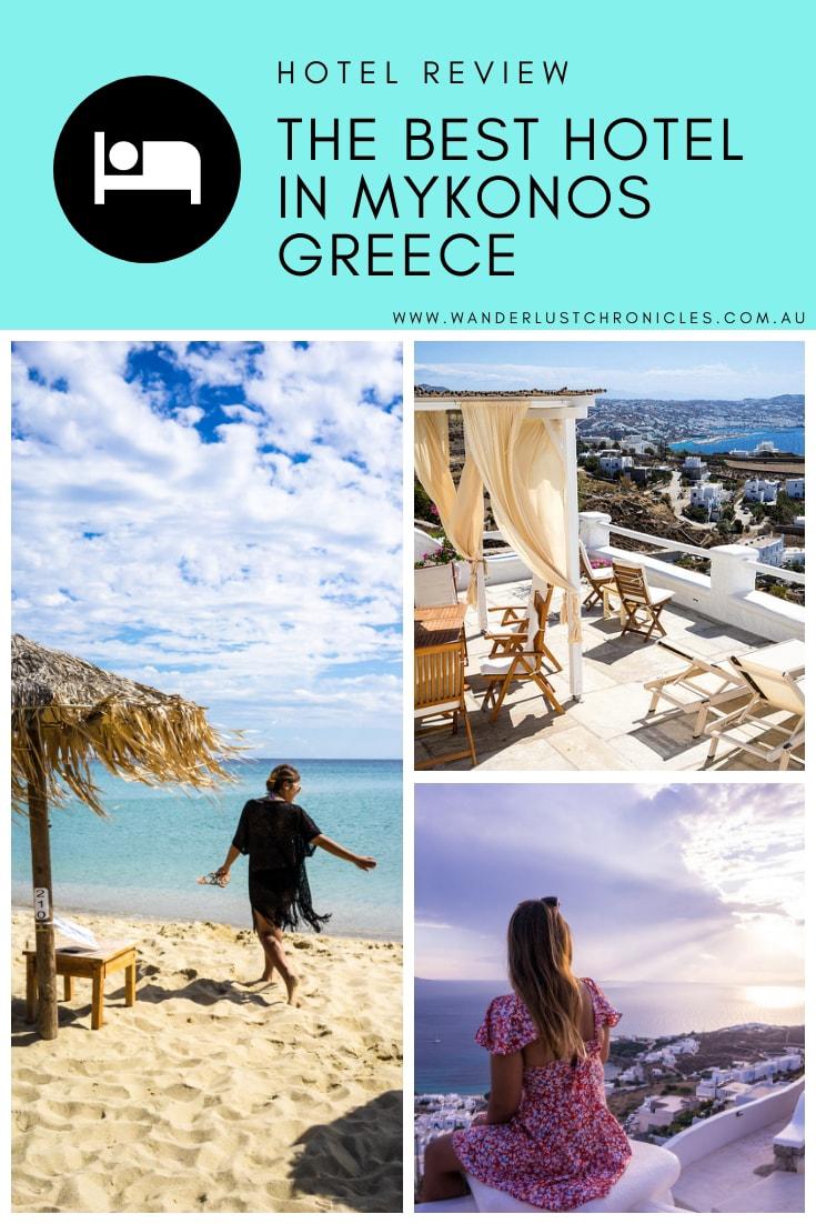 La Maison Blanche Hotel in Mykonos is the best hotel in Mykonos Greece. The best views in the Greek Islands.